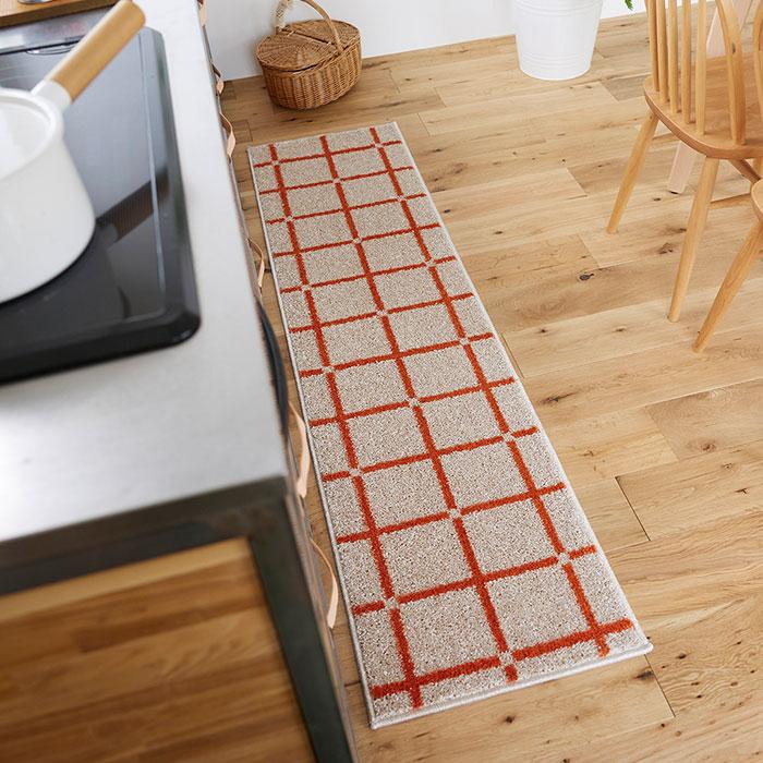 スミノエ キッチンマット オセロ 45×180 cm 洗える 日本製 スミノエ製