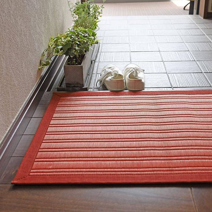 い草 玄関マット 赤 70×120 cm 日本製 香り高い 国産 100% 滑り い草 玄関マット 赤 70×120 cm 日本製 香り高い 国産 100% 滑り