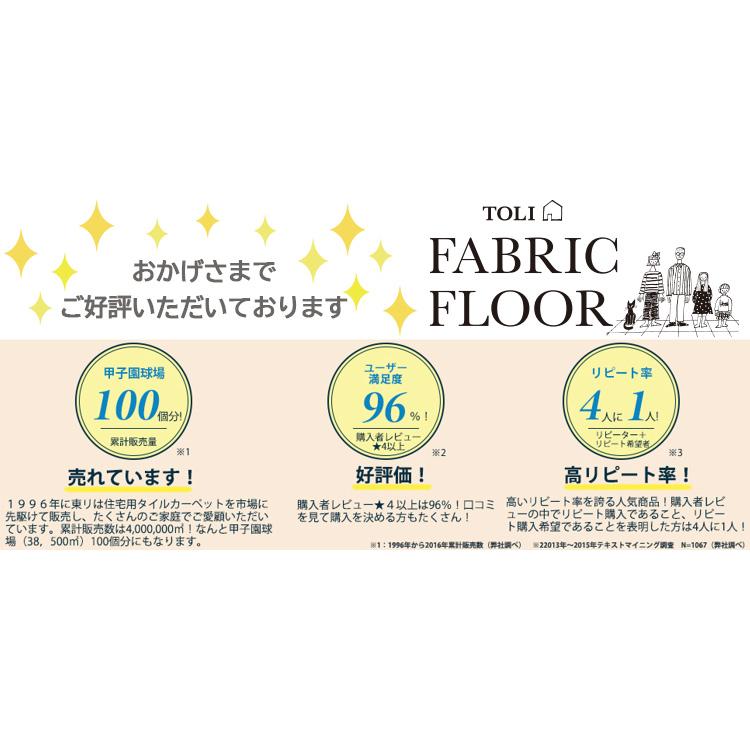 東リ タイルカーペット 洗える ファブリック テキスタイルフロア