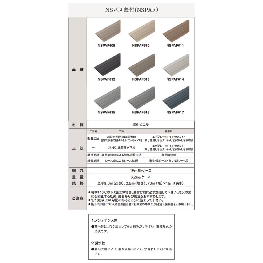 東リ（TOLI） NSパス蓋付 エアコン排水用蓋付部材 エアコンからの排水