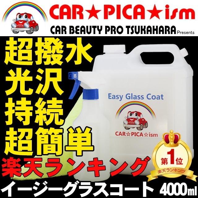 イージーグラスコート 4000ml 簡単 超撥水 超大容量 1回分 業務用 ガラスコーティング剤 ワックス 車 コーティング プロ ガラス系 Egc 4000 2 カーピカイズム 通販 Yahoo ショッピング