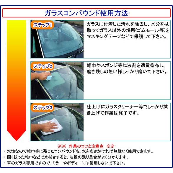 ガラス小傷 ガラス磨き カーケア用品 スケール除去 ウインドクリーニング ガラスの掃除 ガラス傷取り 3m コンパウンド ガラス磨き L 100ml Gk 01 カーピカルjapan Net事業部 通販 Yahoo ショッピング