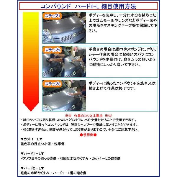 3M コンパウンド ハード1-L (細目) 100ml : カーピカルJAPAN NET事業部