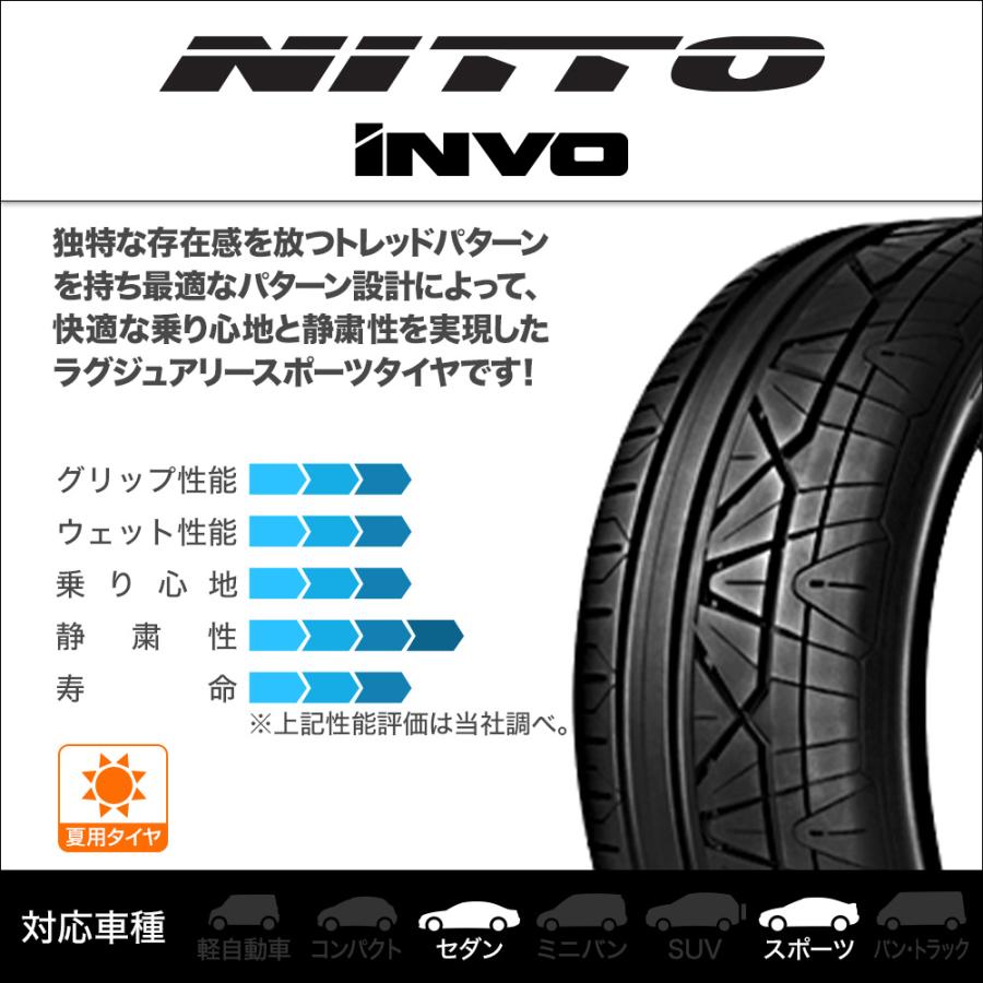 NITTO INVO  245/40R19 98W XL  サマータイヤ・夏タイヤ単品(1本〜)｜carport-maluzen｜02