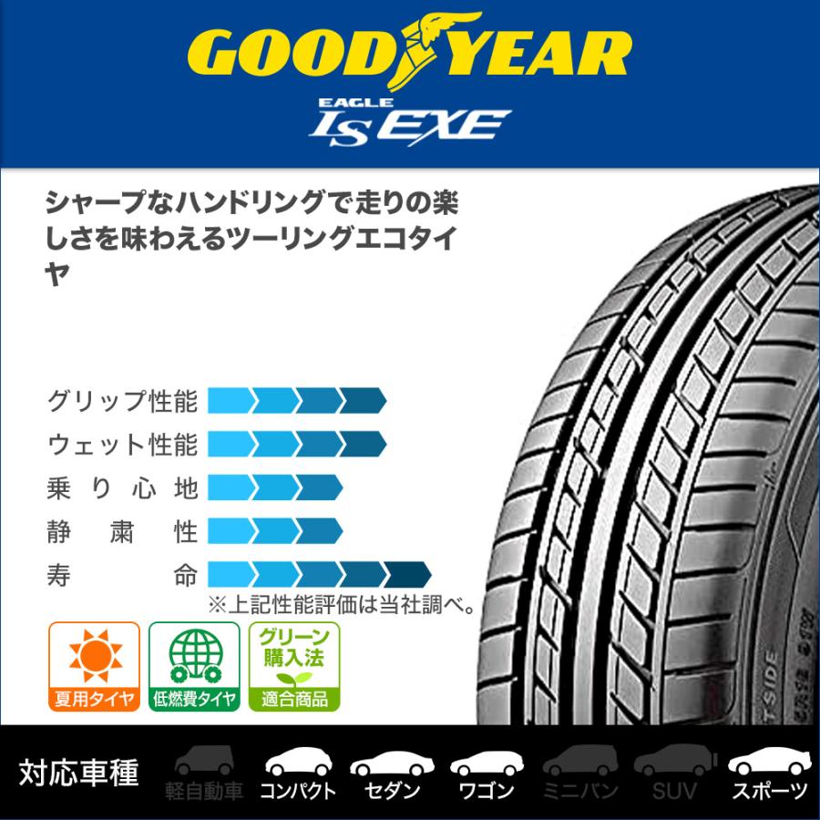 グッドイヤー イーグル LS EXE（エルエス エグゼ） 205/40R17 84W XL サマータイヤ・夏タイヤ単品 (1本〜)｜carport-maluzen｜02