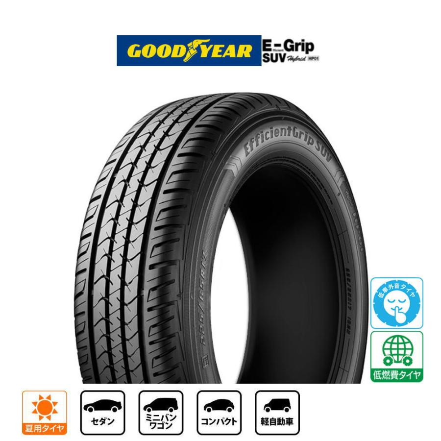 ①美品！１本！GOODYEAR EAGLE 17インチ サマータイヤ Efficient Grip GOODYEAR グッドイヤー エフィシエント グリップ SUV