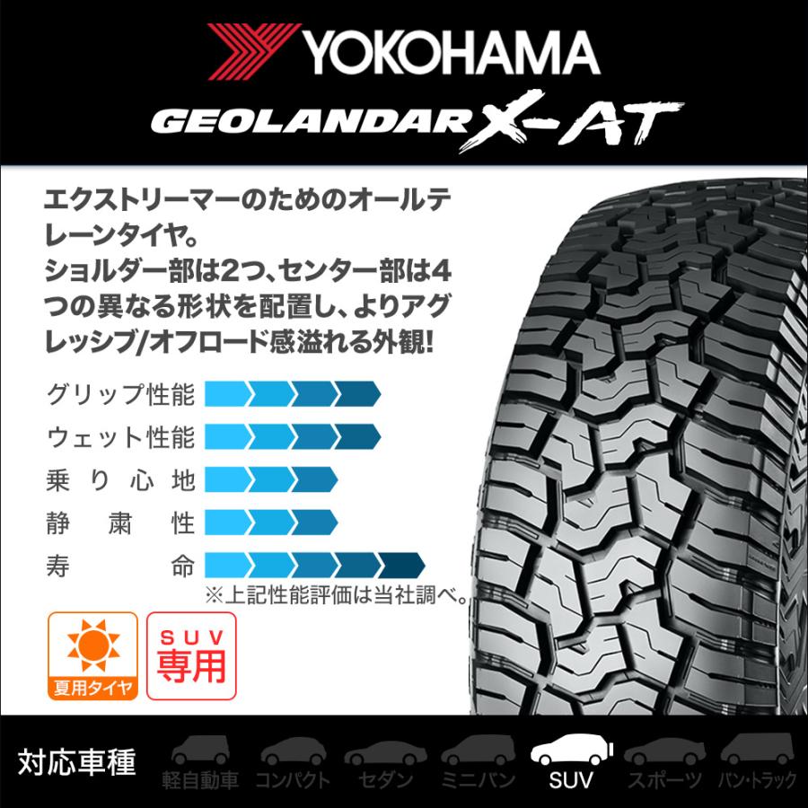 ヨコハマ GEOLANDAR ジオランダー X-AT (G016) 265/70R17 121/118Q LT サマータイヤ・夏タイヤ単品 (1本〜)｜carport-maluzen｜02