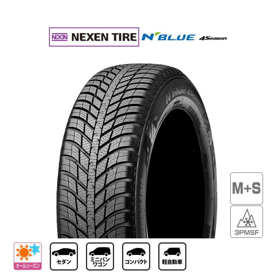 Pneumatico Nexen N'blue 4Season M+S 185/65R15 88T - Tutte Stagioni, Efficienza E, Bagnato B - Foto 7