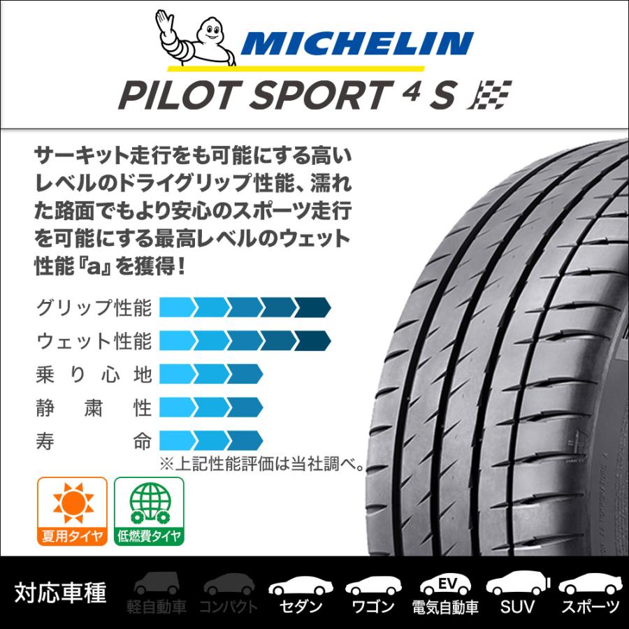 MICHELIN ミシュラン Pilot Sport パイロット スポーツ 4S 305/30R21 (104Y) XL NA0  サマータイヤ単品(1本〜)の画像