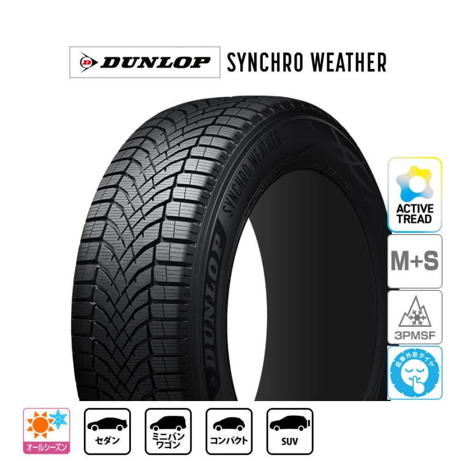 DUNLOP ダンロップ SYNCHRO WEATHER シンクロウェザー 195/80R15 96S