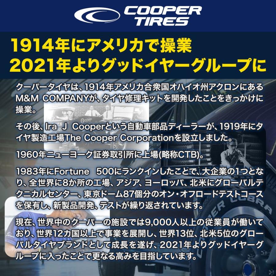 Cooper クーパー COBRA コブラ RADIAL G/T 255/70R15 108T RWL