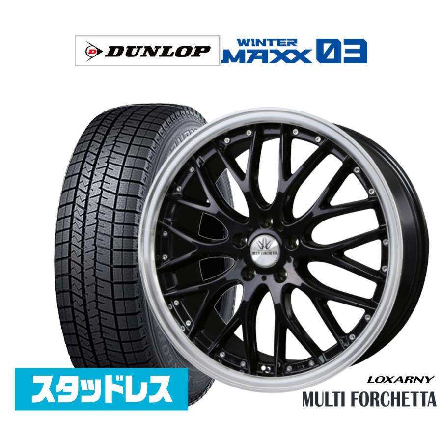 ロクサーニ スタッドレスタイヤ ホイール4本セット BADX マルチ 