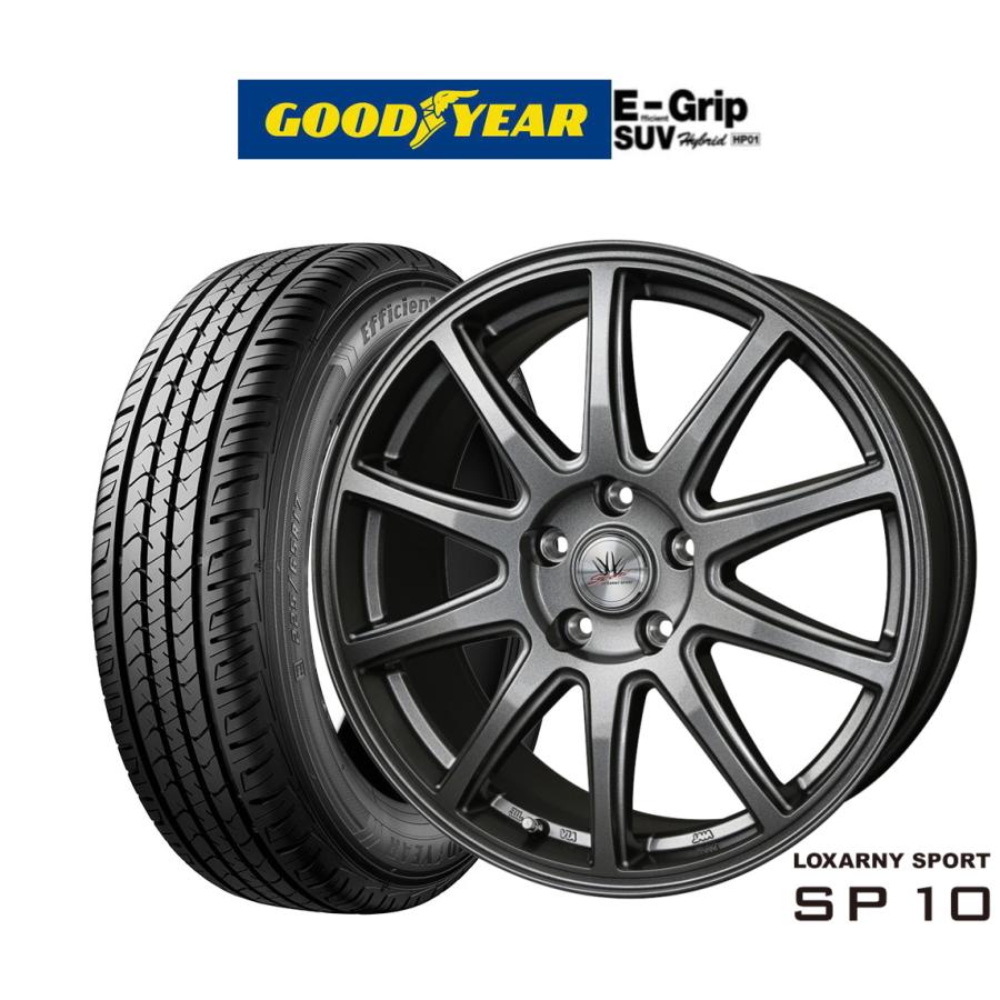 16インチ 5穴 スタッドレスタイヤ GOODYEAR 4本 BADX ロクサーニ