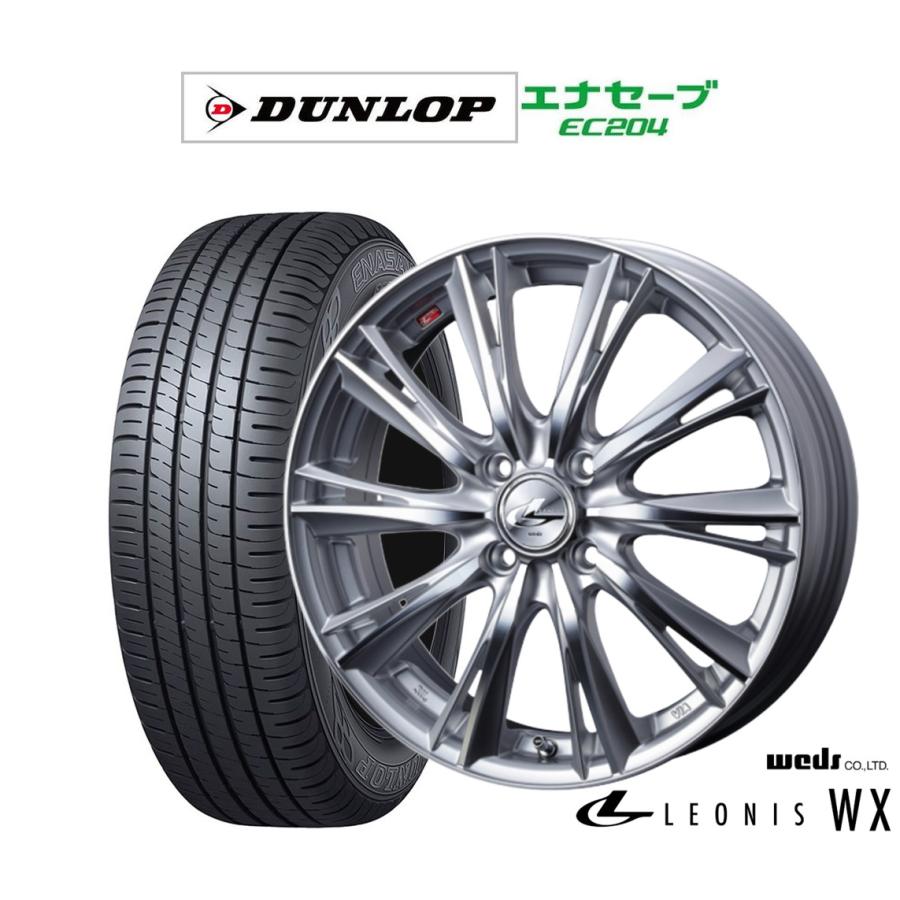 サマータイヤ ホイール4本セット ウェッズ レオニス WX ダンロップ