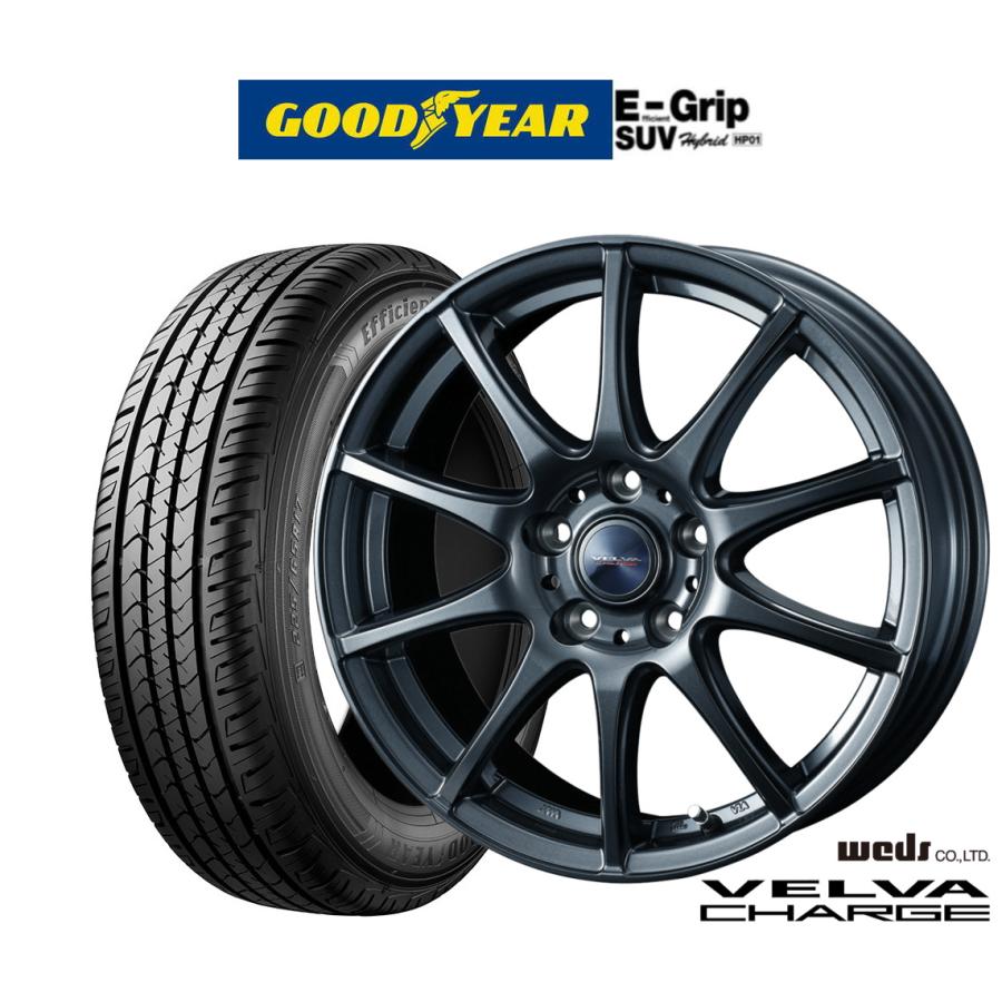 サマータイヤ ホイール4本セット ウェッズ ヴェルヴァ チャージ グッドイヤー エフィシエント グリップ SUV HP01 225/60R18  :set-10611640:カーポートマルゼン - 通販 - Yahoo!ショッピング