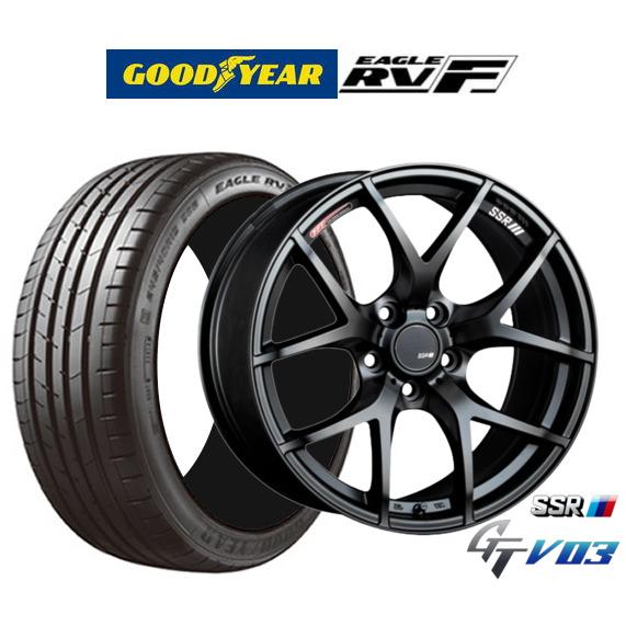 SSR サマータイヤ ホイール4本セット タナベ GT V03 グッドイヤー 