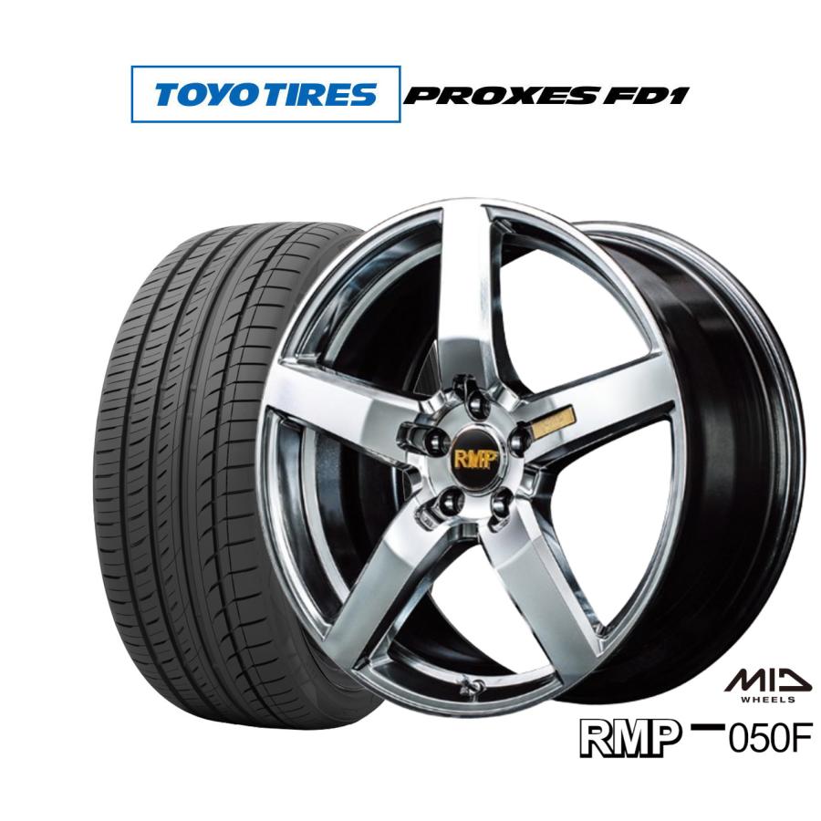 サマータイヤ ホイール4本セット MID RMP 050F トーヨータイヤ 