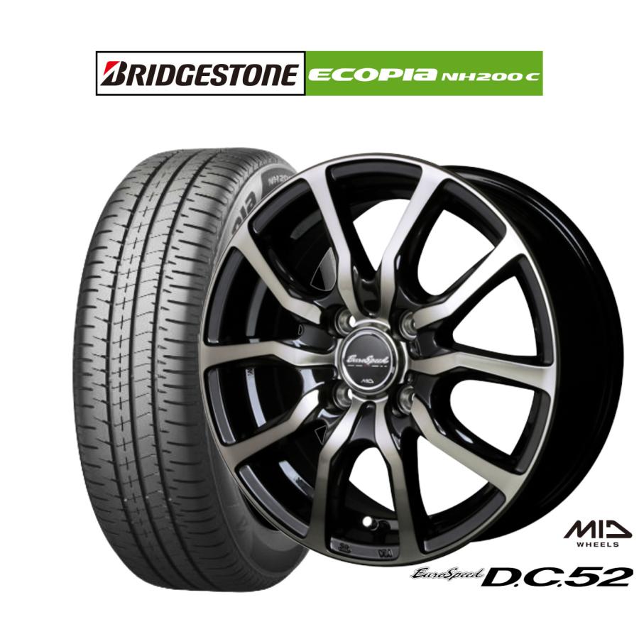 サマータイヤ ホイール4本セット MID ユーロスピード D.C.52 