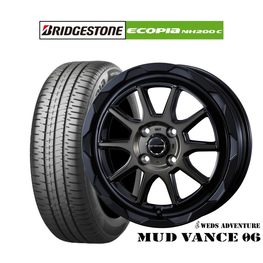 185/60R15 ブリヂストン ECOPIA WEDSホイールセット