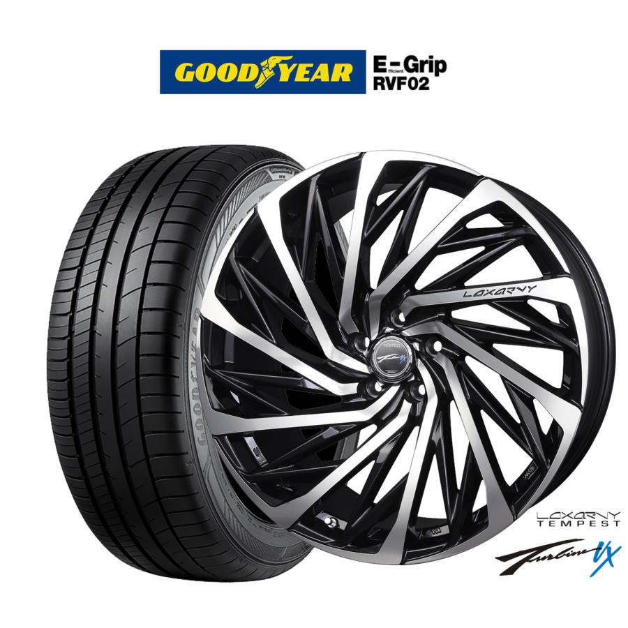 ロクサーニ632テンペストタービン18×7.5Jサマータイヤ225/45R18
