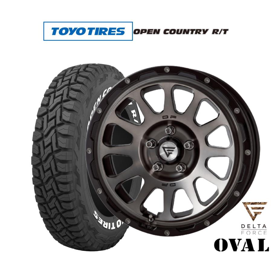 オフロードタイヤ ホイール4本セット FORCE デルタフォース OVAL