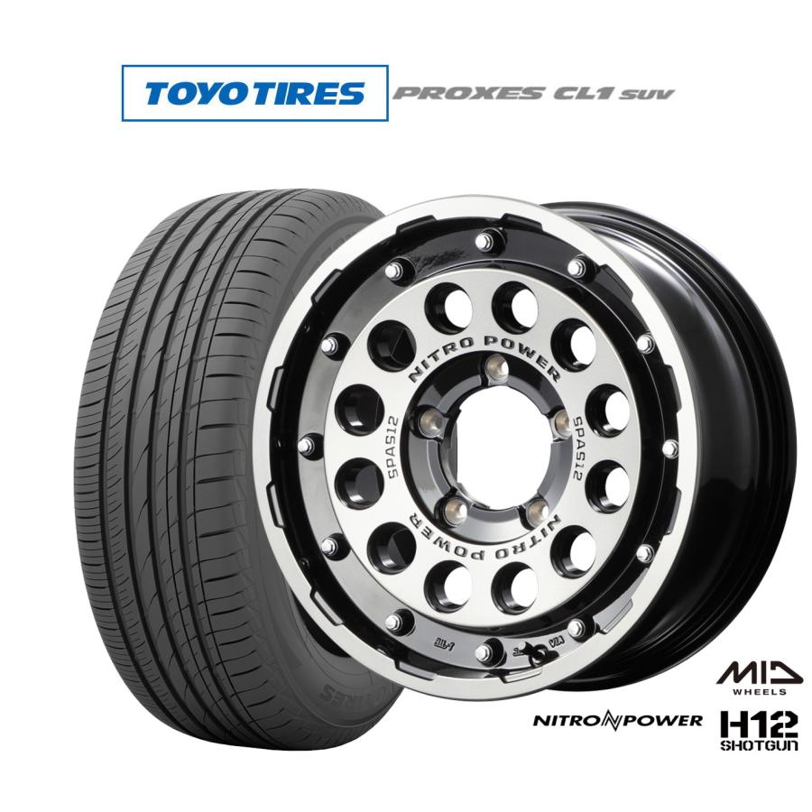 マルカサービス サマータイヤ ホイール4本セット MID ナイトロパワー