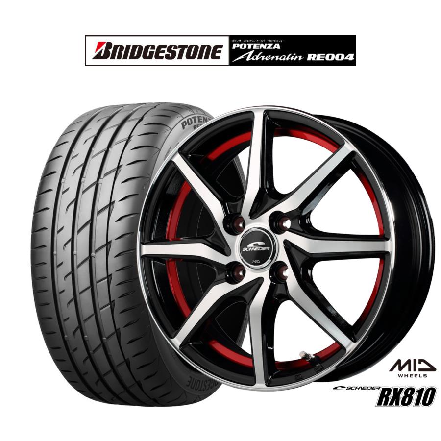 シュナイダー サマータイヤ ホイール4本セット MID RX810 ブリヂストン 