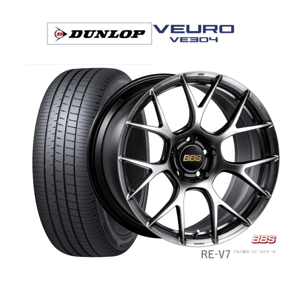 サマータイヤ ホイール4本セット BBS JAPAN RE-V7 ダンロップ VEURO 