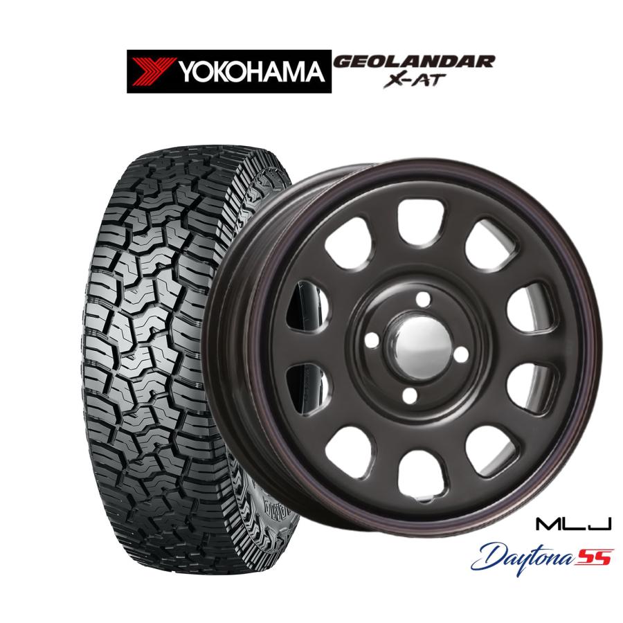 サマータイヤ ホイール4本セット MLJ デイトナ SS ヨコハマ GEOLANDAR 