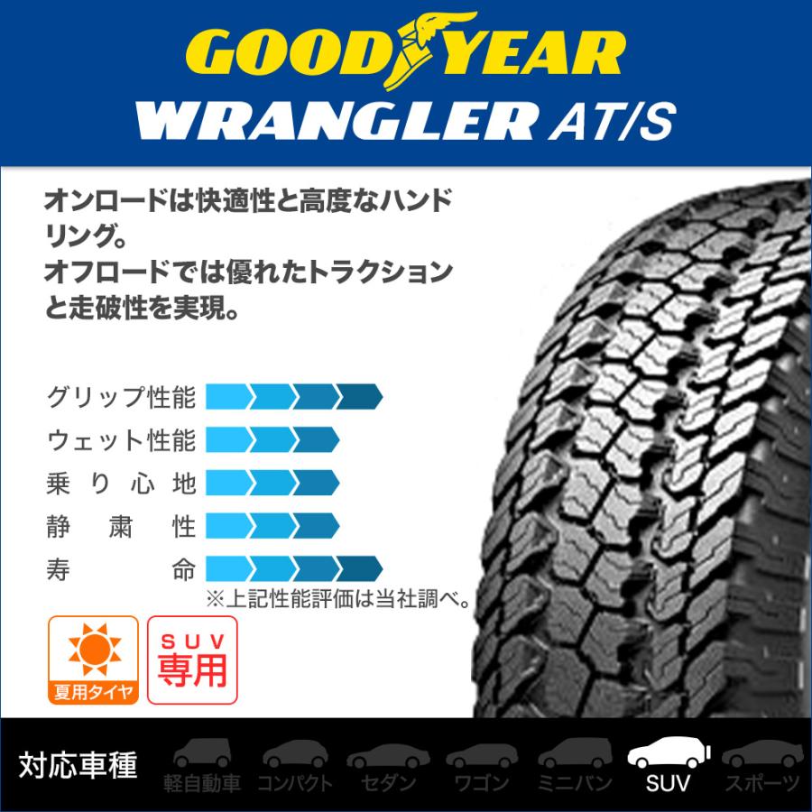 サマータイヤ ホイール4本セット ウェッズ アドベンチャー マッドヴァンス 06 グッドイヤー ラングラー AT/S 225/70R16｜carport-maluzen｜02