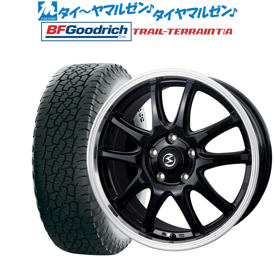 サマータイヤ ホイール4本セット BADX エスホールド S-5V(5穴) グッド