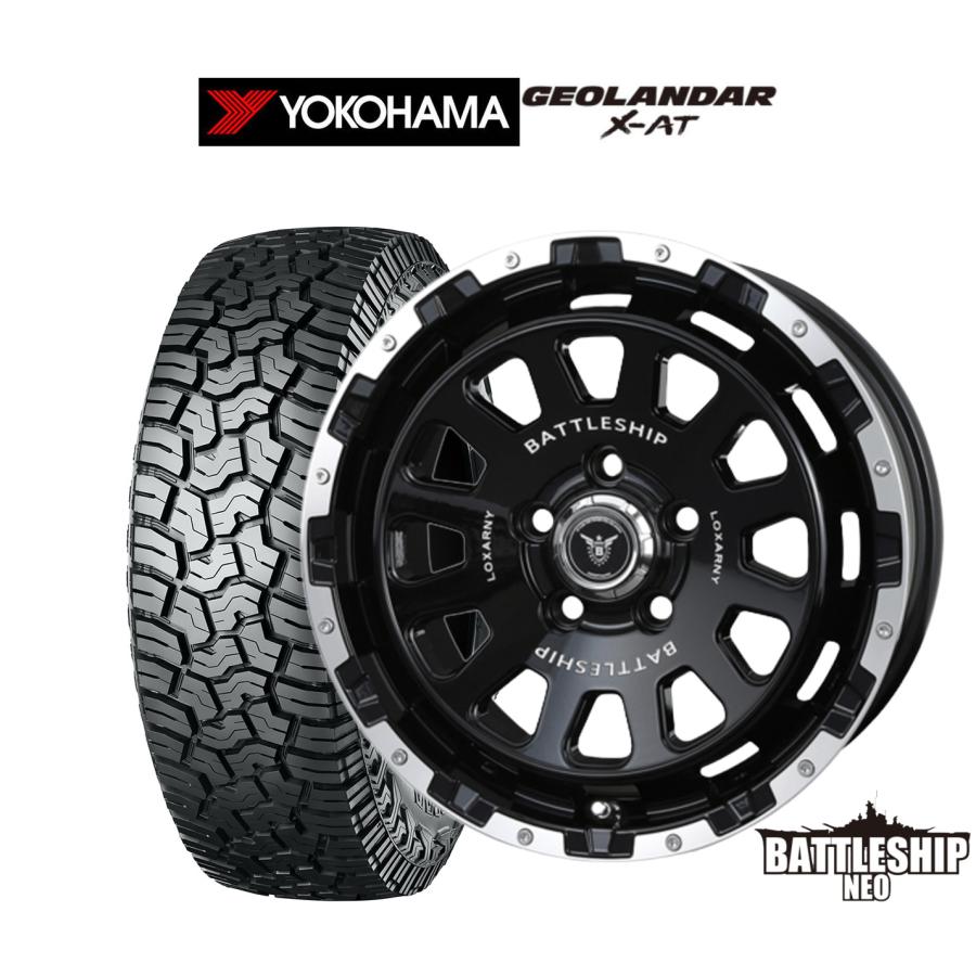 ロクサーニ オフロードタイヤ ホイール4本セット BADX バトルシップ