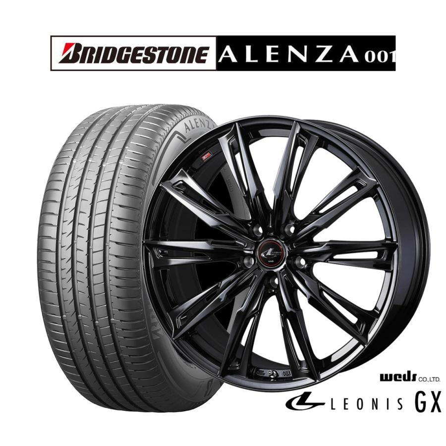 WEDS サマータイヤ ホイール4本セット ウェッズ レオニス GX BLACK 
