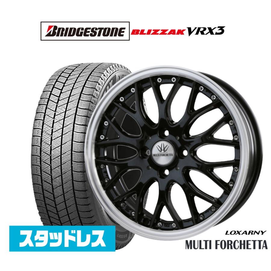 ロクサーニ スタッドレスタイヤ ホイール4本セット BADX マルチ 