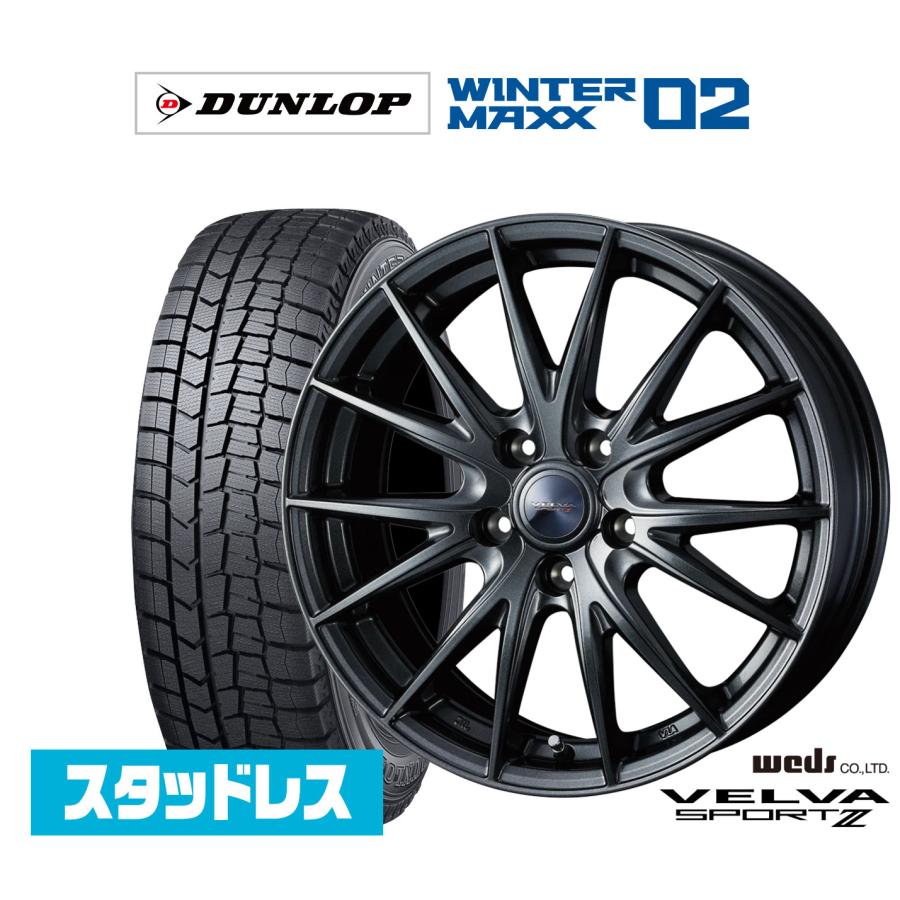 ダンロップ 15インチ タイヤ VELVA SPORT2 ホイール4本セット WEDS（ウェッズ） 4本セット VELVA SPORT2 ヴェルヴァ スポルトツー 15