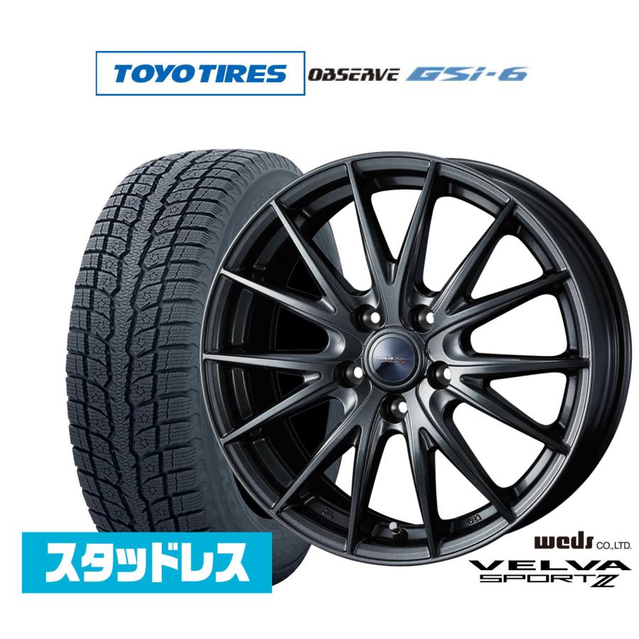スタッドレスタイヤ ホイール4本セット ウェッズ ヴェルヴァ SPORT2 