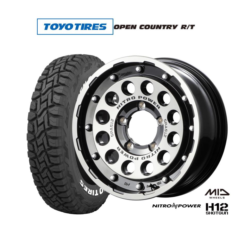 マルカサービス サマータイヤ ホイール4本セット MID ナイトロパワー