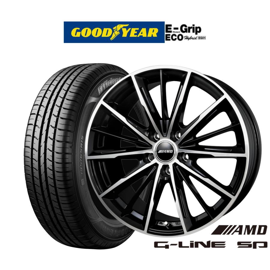 サマータイヤ ホイール4本セット BADX AMD G-Line SP グッドイヤー  