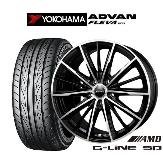 サマータイヤ ホイール4本セット BADX AMD G-Line SP ヨコハマ ADVAN 