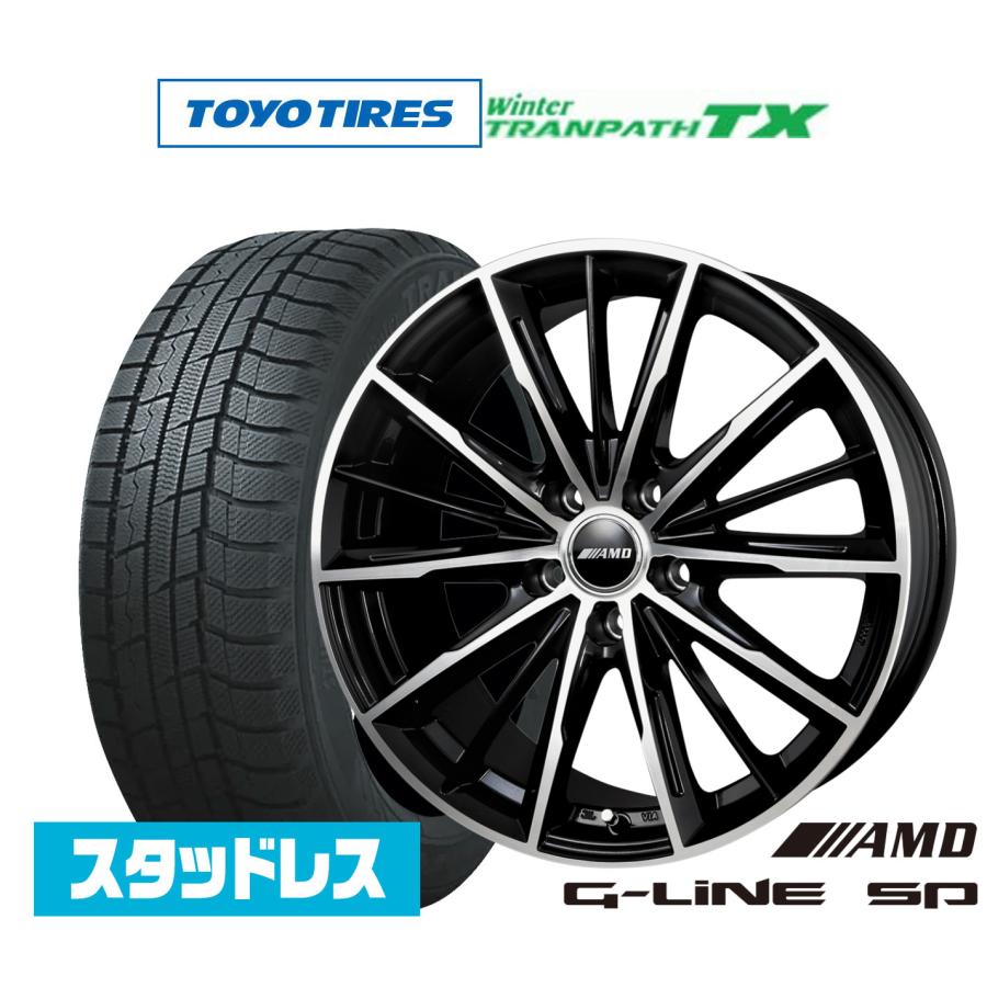 225/60R17 スタッドレスタイヤホイール4本セット スタッドレスタイヤ ホイール4本セット BADX AMD G-Line SP トーヨー