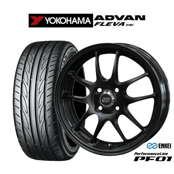 ENKEI PF01 18インチ スタッドレス ゴム付き 4本セット