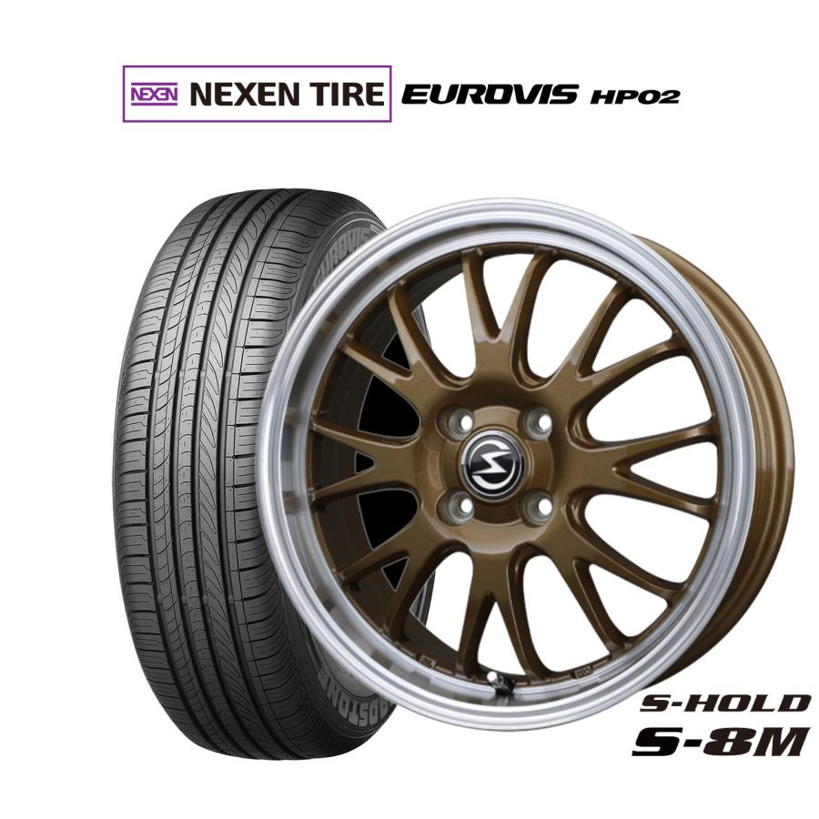 サマータイヤ ホイール4本セット BADX エスホールド S-8M NEXEN 