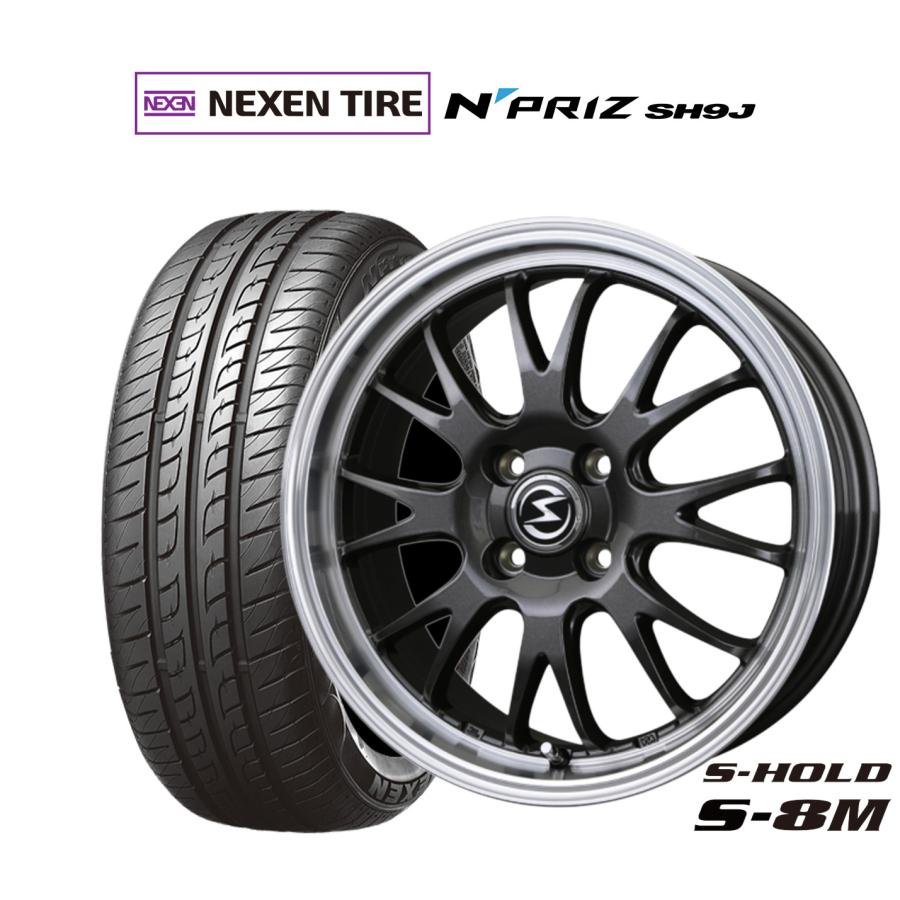 サマータイヤ ホイール4本セット BADX エスホールド S-8M NEXEN 