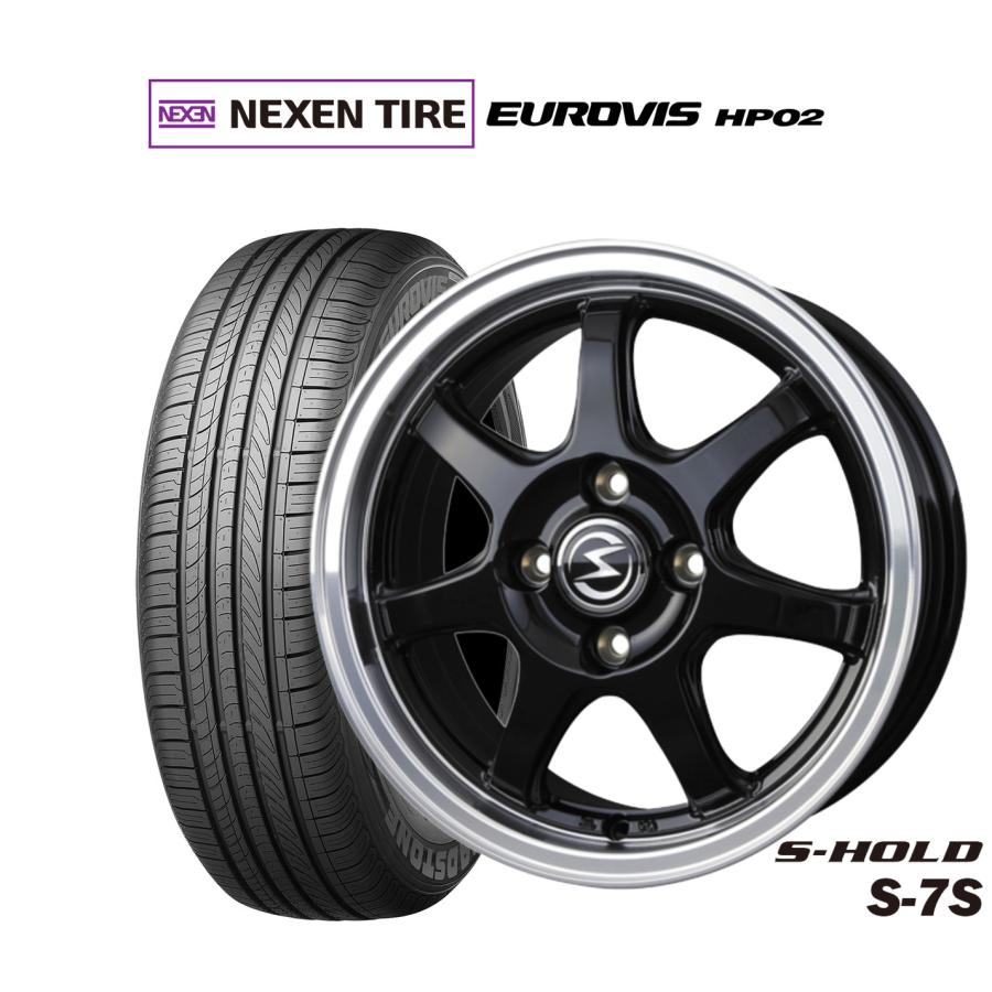 サマータイヤ ホイール4本セット BADX エスホールド S-7S NEXEN