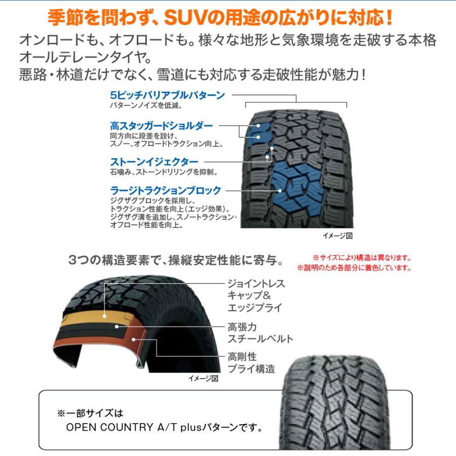 サマータイヤ ホイール4本セット ウェッズ アドベンチャー マッドヴァンス 08 トーヨータイヤ オープンカントリー A/T III (AT3) 245/70R16｜carport-maluzen｜03