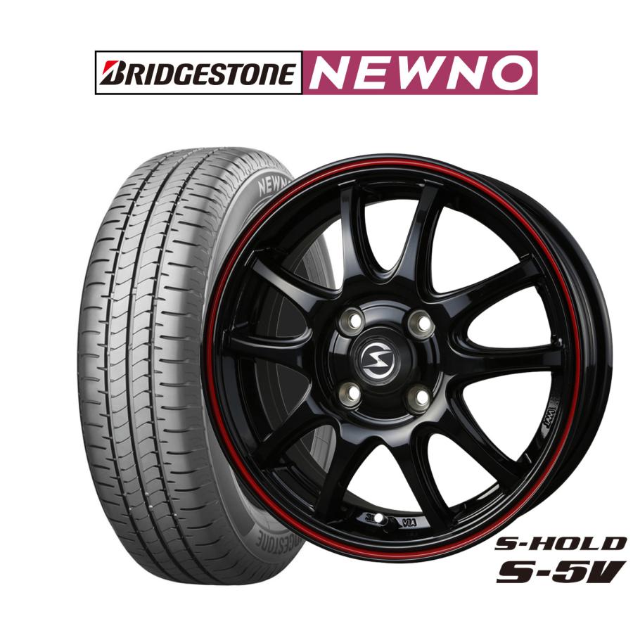 サマータイヤ ホイール4本セット BADX エスホールド S-5V ブリヂストン