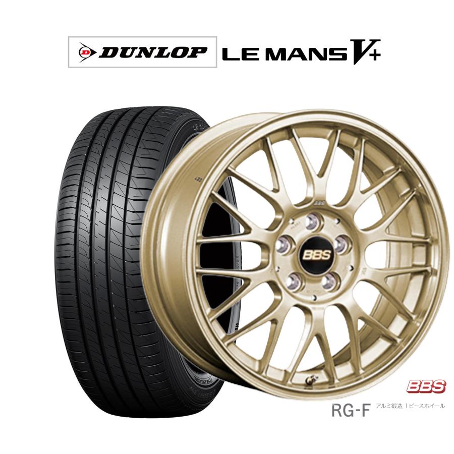 BBS サマータイヤ ホイール4本セット BBS JAPAN RG-F ダンロップ 