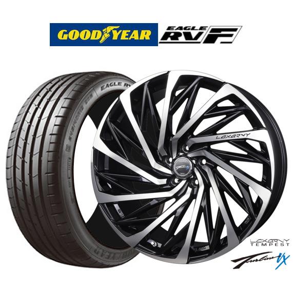 サマータイヤ ホイール4本セット BADX ロクサーニ テンペストタービン  