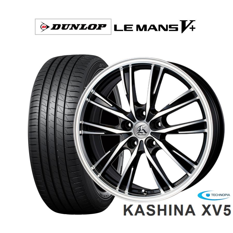 サマータイヤ ホイール4本セット テクノピア カシーナ XV-5 ダンロップ 