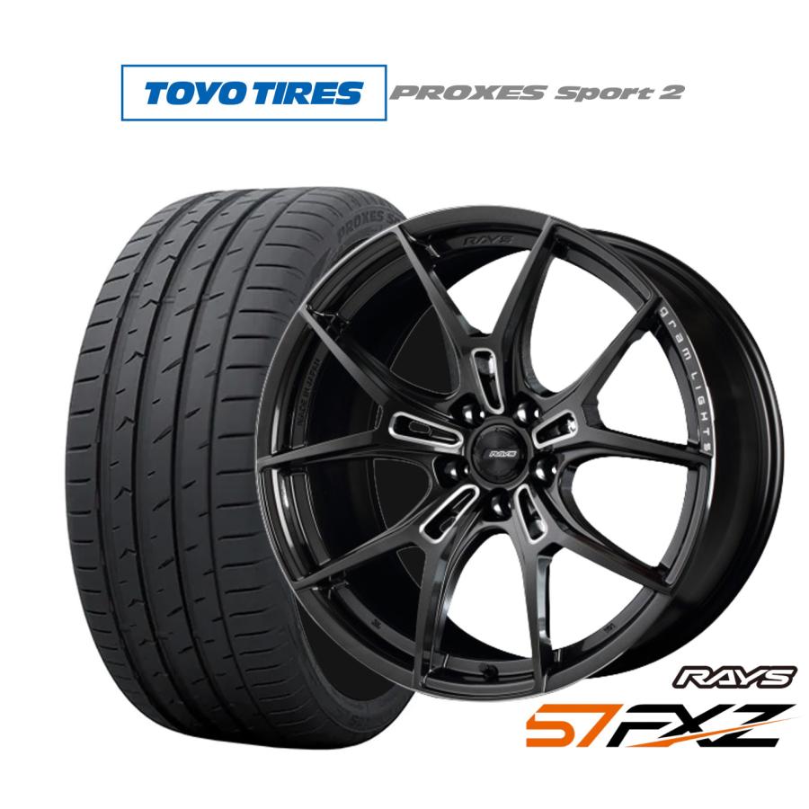 サマータイヤ ホイール4本セット レイズ グラムライツ 57 FXZ トーヨー 